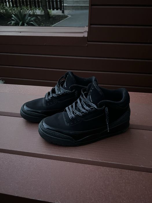 Jordan 3 black cat 44 розмір