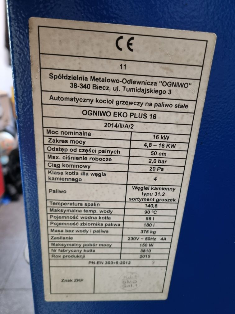 Piec ogniwo 16kw