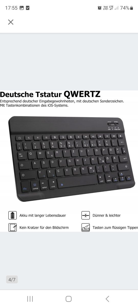 Etui z klawiaturą GOOJODOQ iPad 10.2