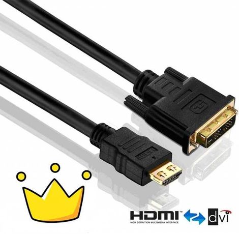 Kabel HDMI - DVI ** PureLink PI3000 -020 **  2m Zamienię Nowe 22szt