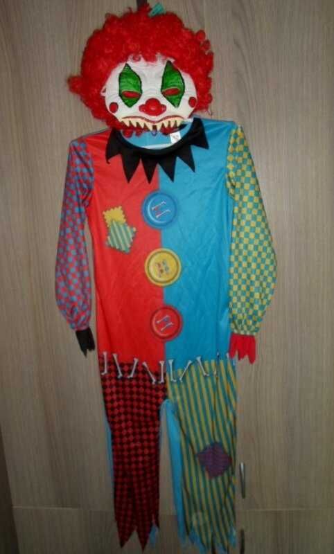 костюм карнавальный Клоун 7-8 лет рост 122-128