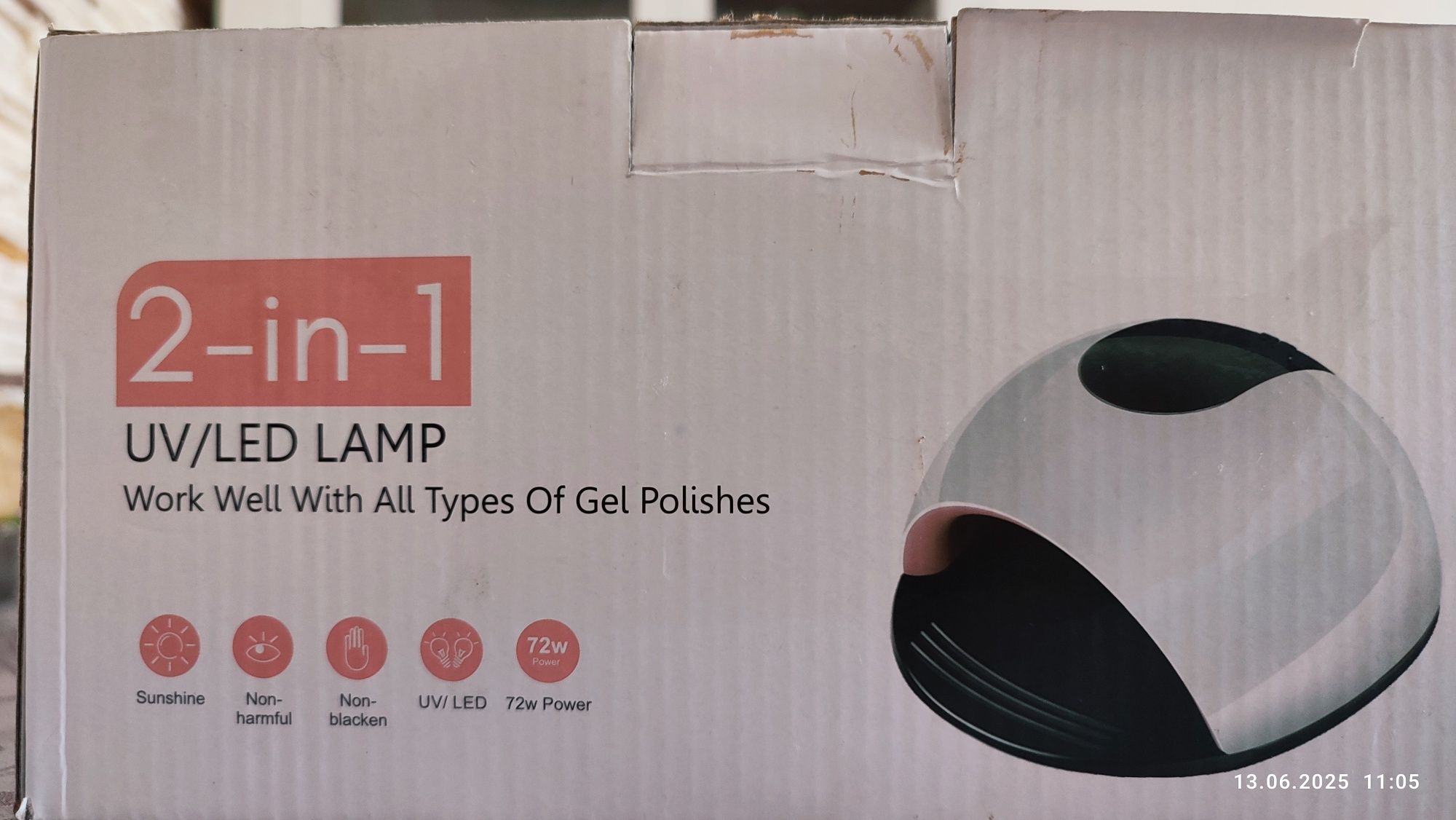 Lampa UV/LED, 36 diod, 72W