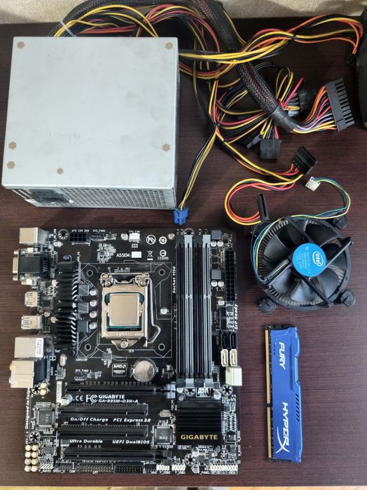 Plyta glówna z procesorem i5+ ram i zasilacz