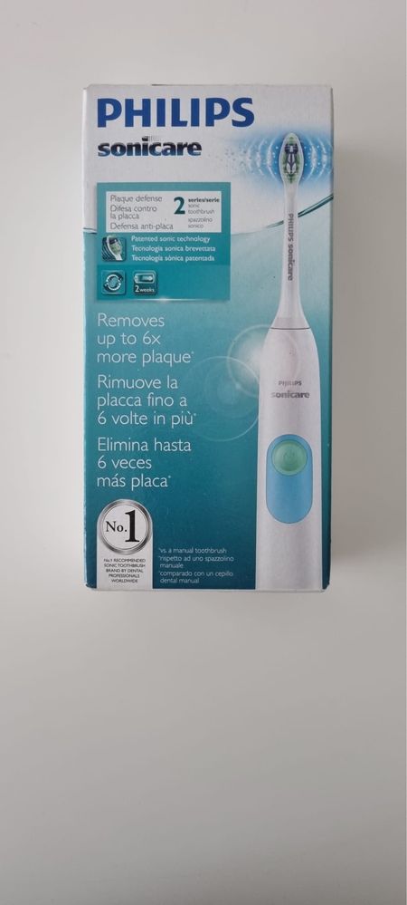 Escova de dentes automática Sonicare da Philips (nova)