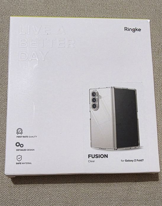 Capa para Samsung Galaxy Z Fold 7 Ringke Fusion Clear