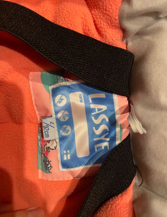 Комбінезон зимовий персикового кольору Lassye для дівчинки