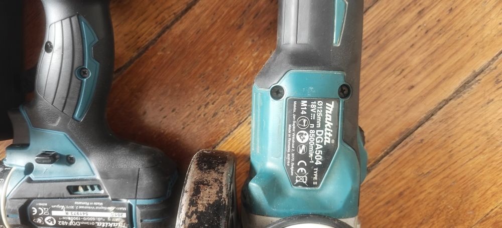 Makita болгарка+шуруповерт