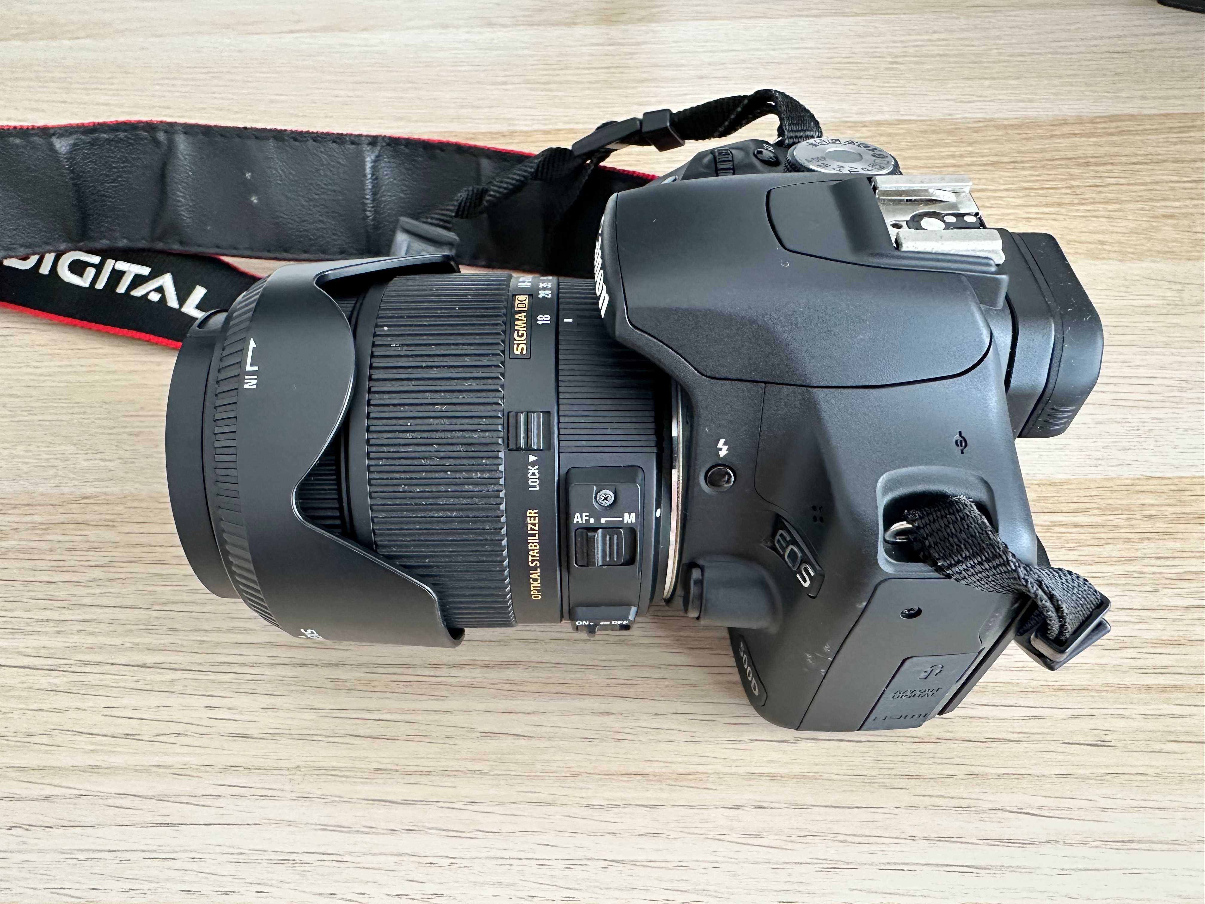 Canon EOS 500D + Sigma 18-200 + Bolsa