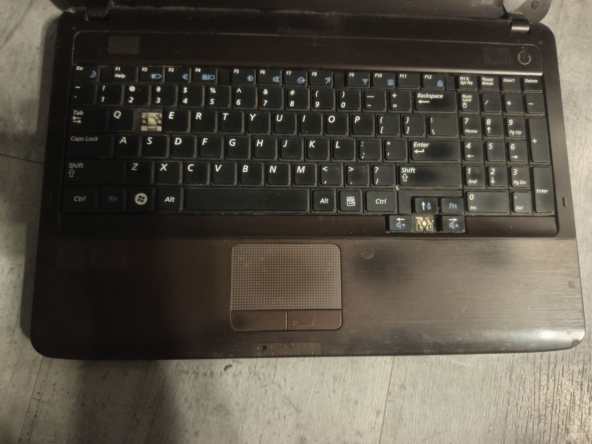 Laptop Samsung R540 - stan nieznany na części