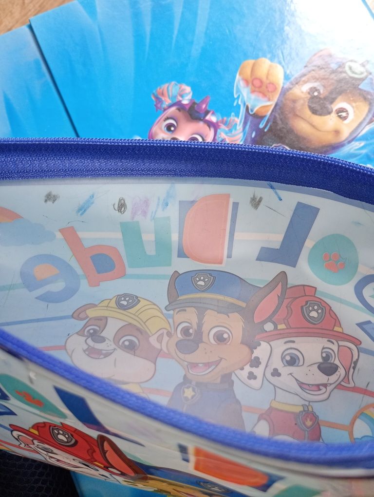 Psi patrol plecak, piórnik, teczka, temperówka