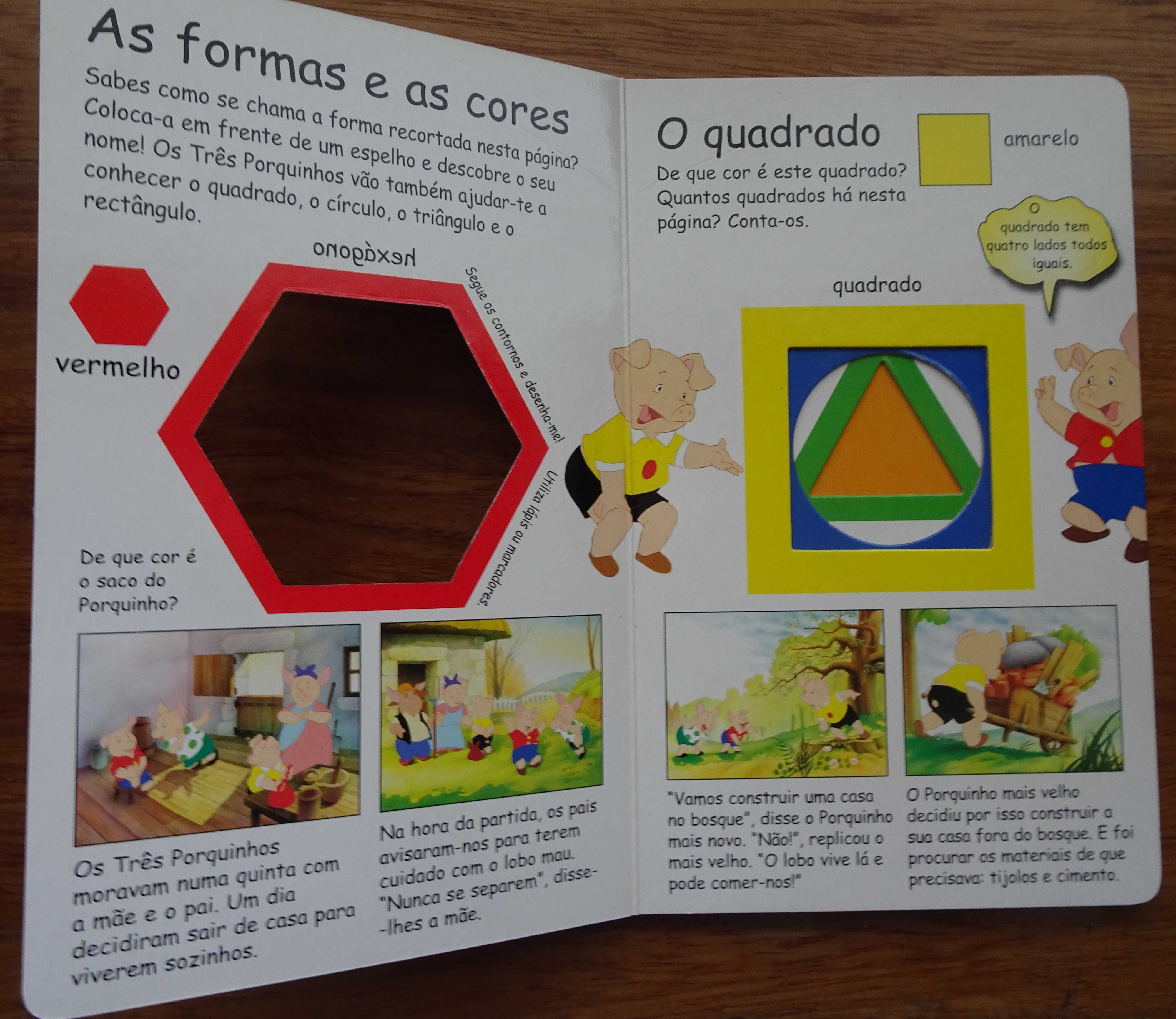 Descobrindo As Formas e As Cores Com Os Três Porquinhos