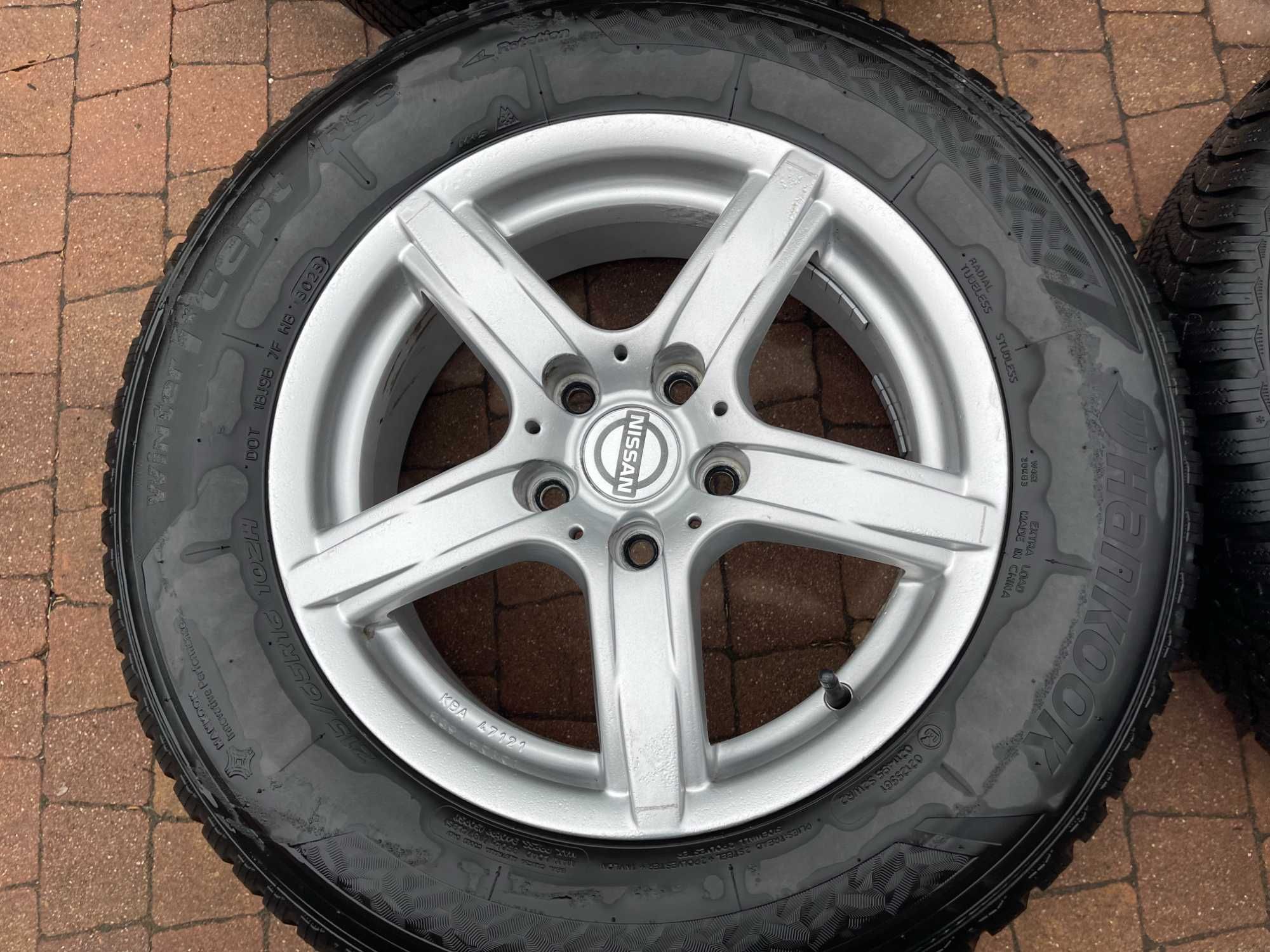 3791. Koła zimowe Juke Qashqai Duster 5x114.3 215/65/16 2023r 6.5/7mm