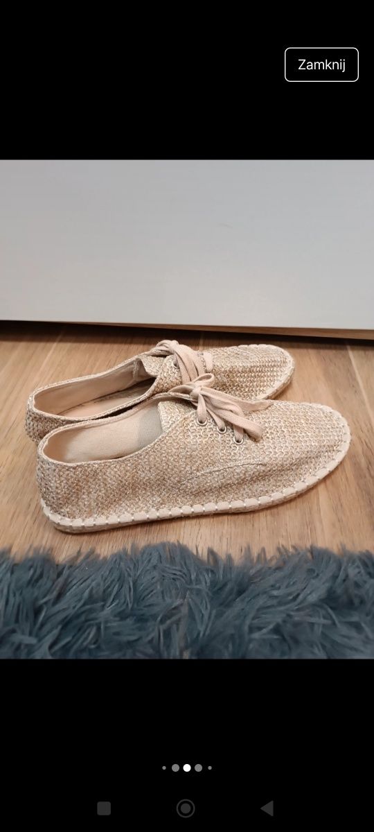 Espadryle plecione Asos