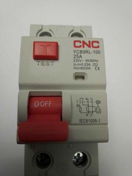 УЗО выключатель защитного отключения CNC Electric YCB9RL-100