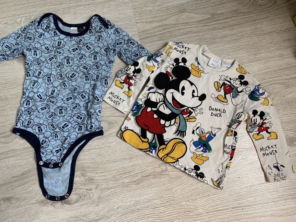 Бодик Disney реглан Zara Микки Маус