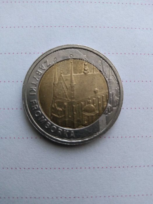 Moneta 5 złotych Zabytki Fromborka