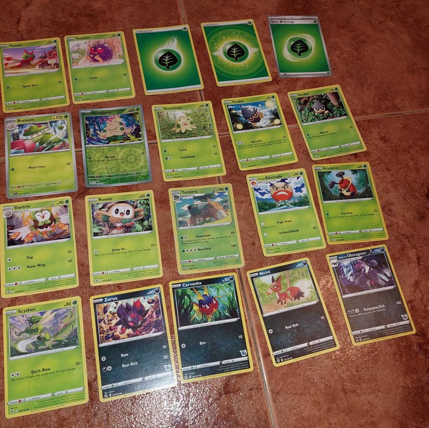 Vendo 205 Cartas pokemon