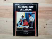 Livro "Meetings And Discussions" de Nina O'Driscoll e Adrian Pilbeam
