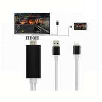 T35 Cabo HDMI DE iPhone 5 5S 5C 6 6S Ipad 4 Air Mini para TV Novo! ^A