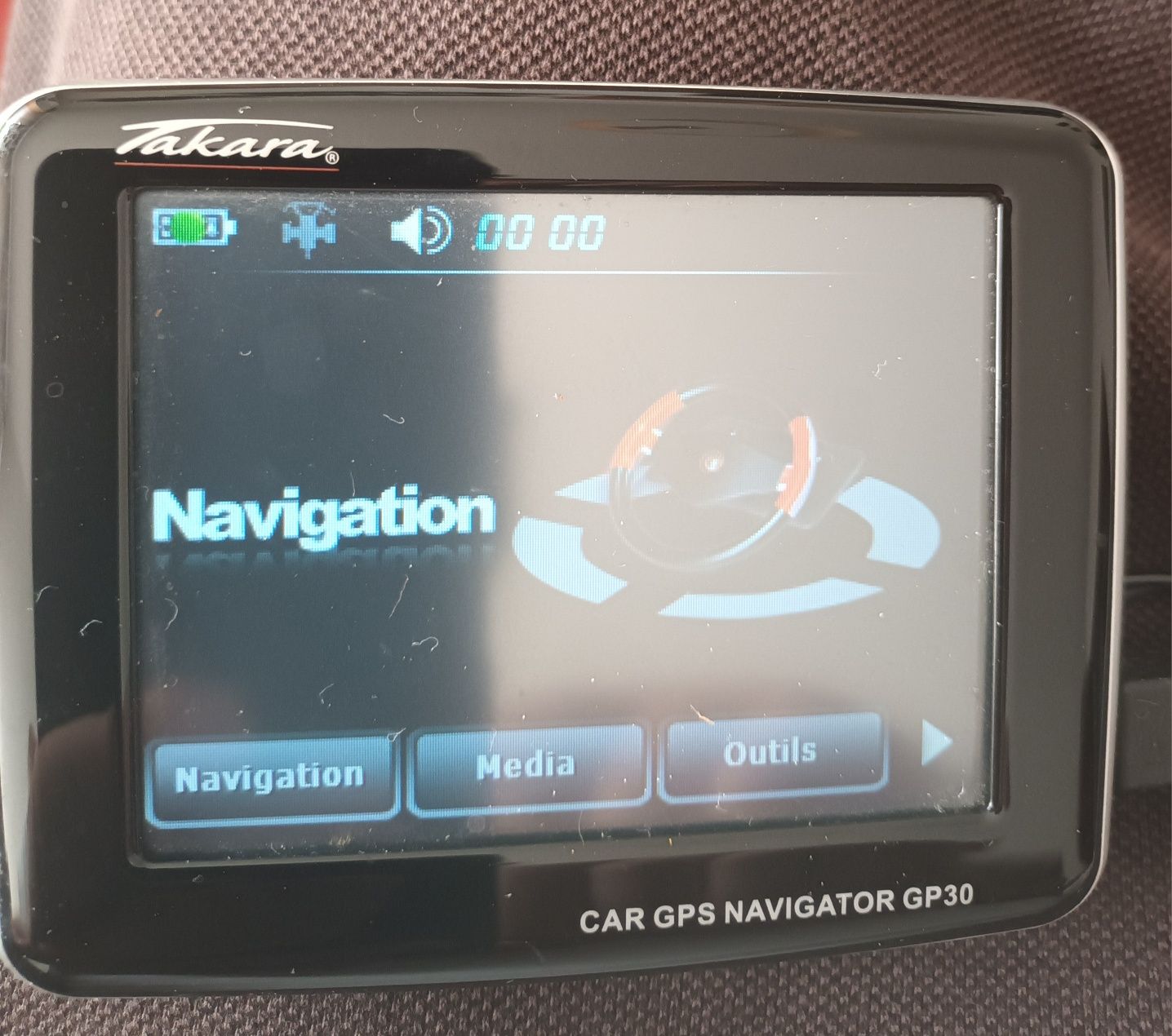 GPS navegador com acessórios