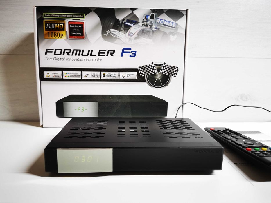 Спутниковый ресивер Formuler F3 Full HD Openbox полный комплект