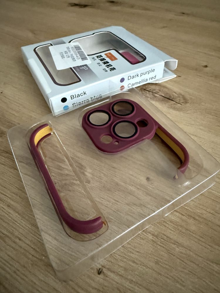 Etui bumper zderzak bordowe iPhone 16 PRO