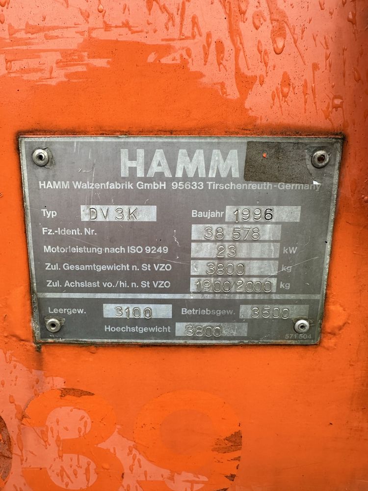 Каток Hamm dv3k