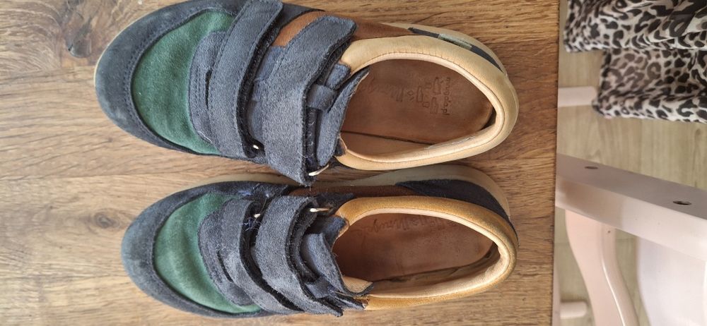 Półbuty Mrugała COCO 3111/4-77 blu na rzepy roz. 33