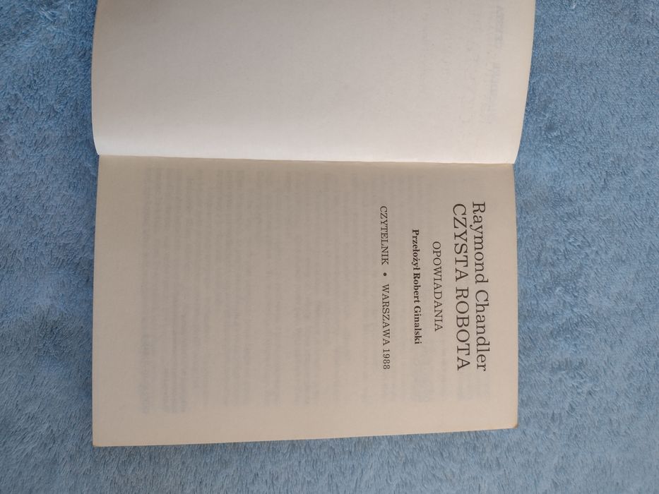Raymond Chandler Czysta robota opowiadania