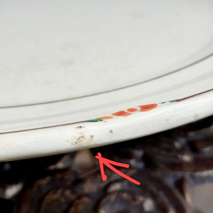 Prato de louça Sacavém muito antigo.