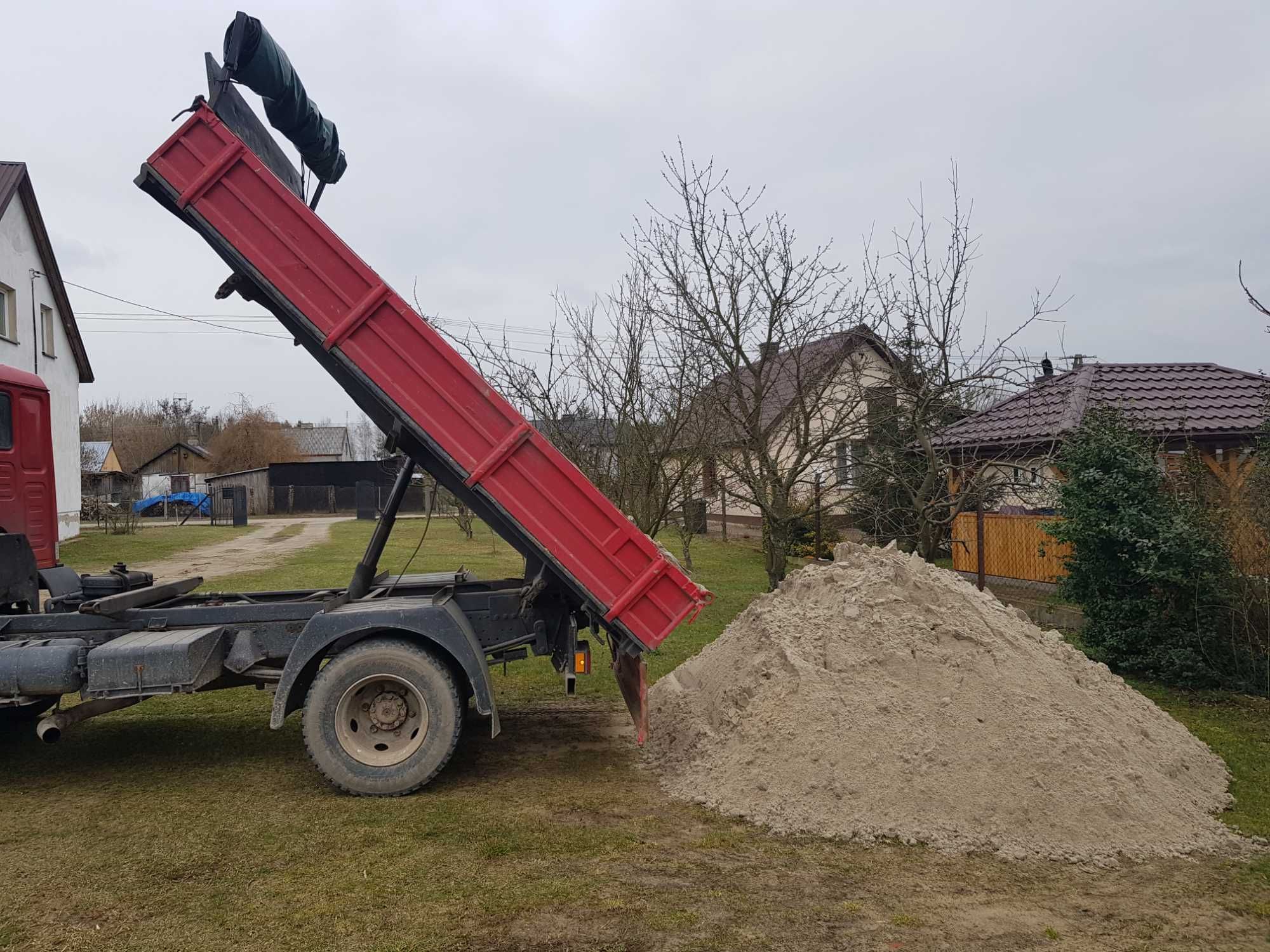 Żwir Drogowy, Kamień Płukany, Piasek, Ziemia.
