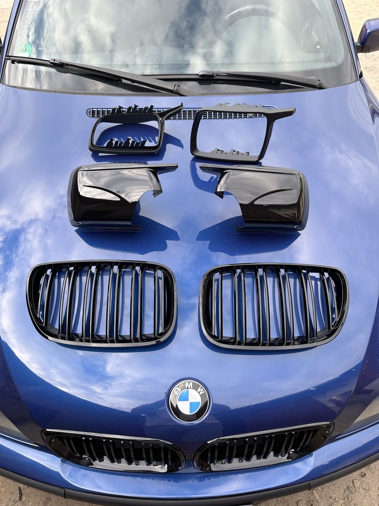 Ноздрі накладки на зеркала bmw x5 е53 решітки BMW X5 Е53 бмв