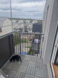 Montaż siatki balkonowej dla kota lub przeciw ptakom CAŁE ŚLĄSKIE