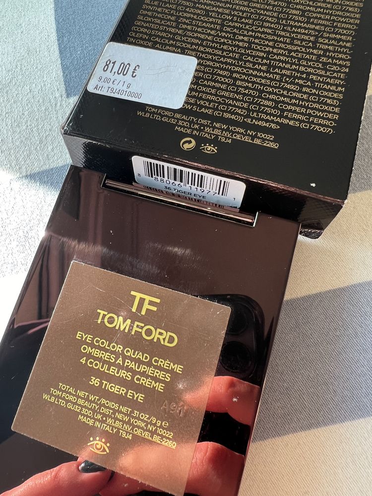 Tom Ford Eye Color quad creme 36 Tiger Eye paleta cieni