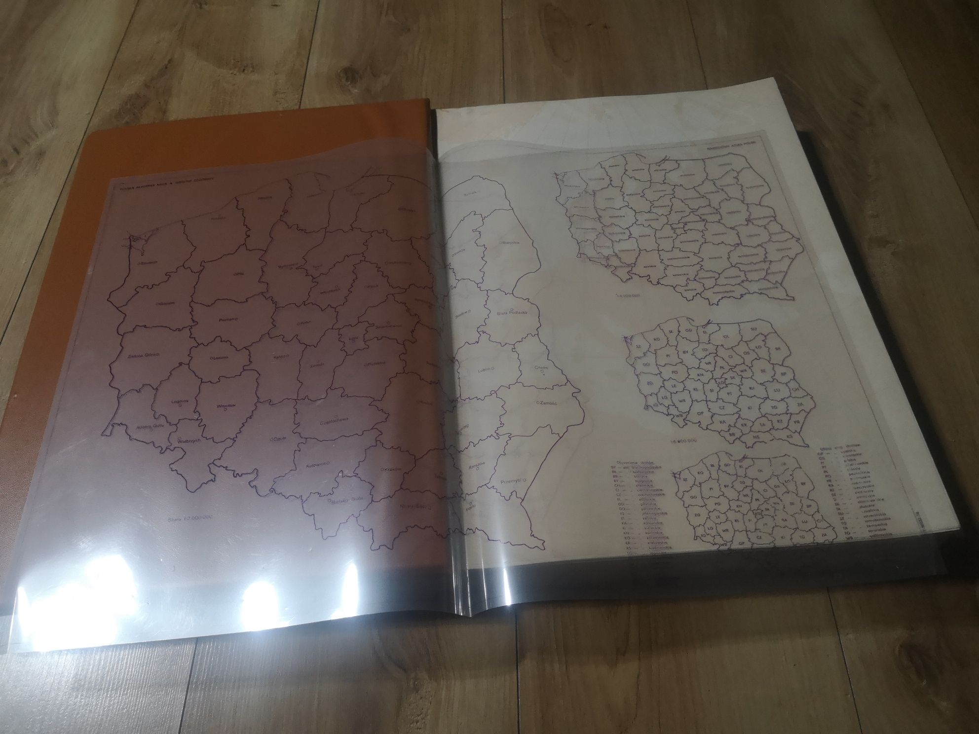 Narodowy Atlas Polski ZNiO rok 1973/78 PRL