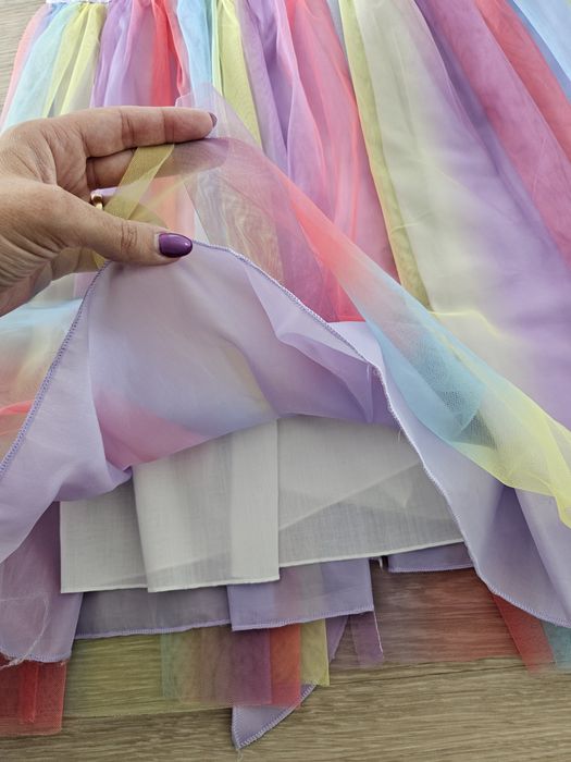 Vestido de carnaval Unicórnio 6-7a