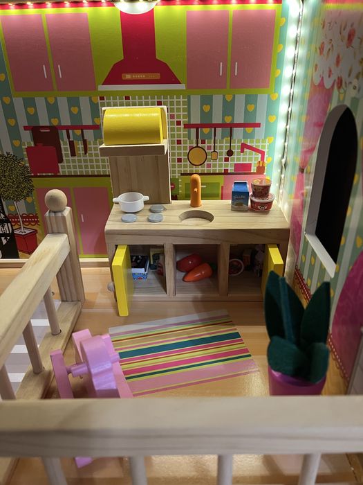 Ляльковий будинок, іграшковий будинок для ляльок дерев’яний