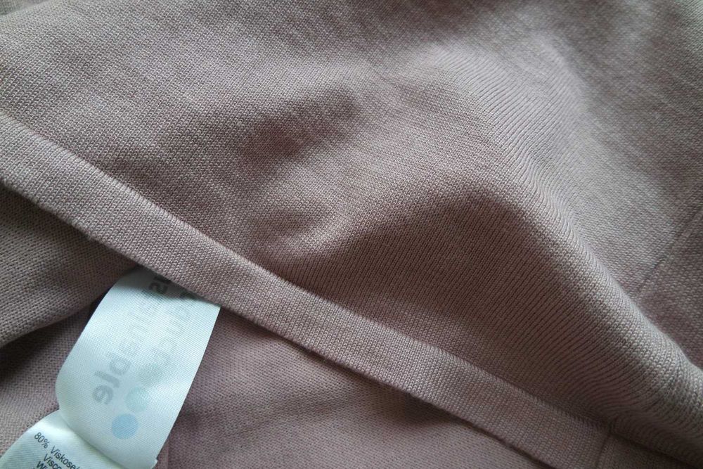 Sweter bodyflirt bonprix blady róż 36/38 S/M dopasowany