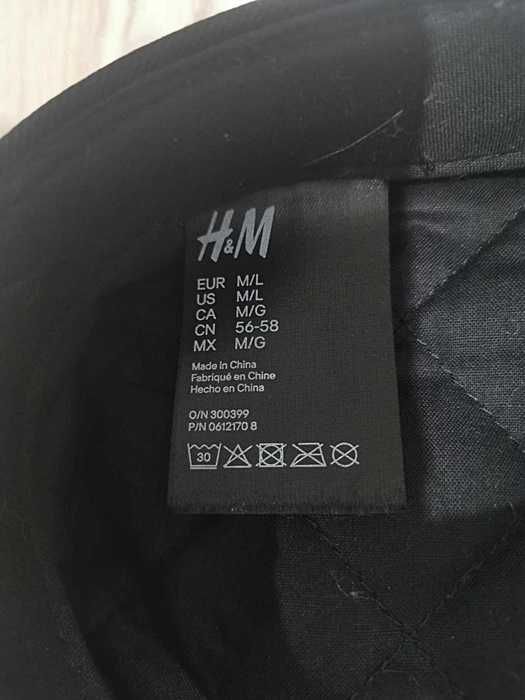 Nowy czarny kaszkiet H&M