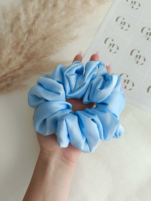 Gumka scrunchie L satyna