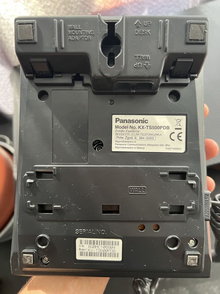 Telefon stacjonarny Panasonic KX-TS500PDB