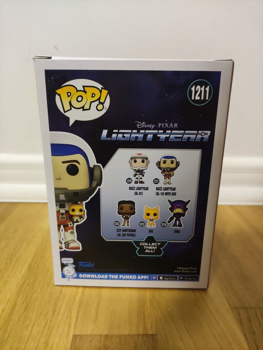 Funko Pop 1211 Buzz Astral Lightyear (XL-15) with Sox