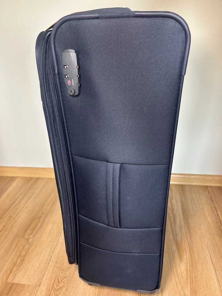Samsonite walizka duża 78/29 niebieska 112,5l lekka i pojemna