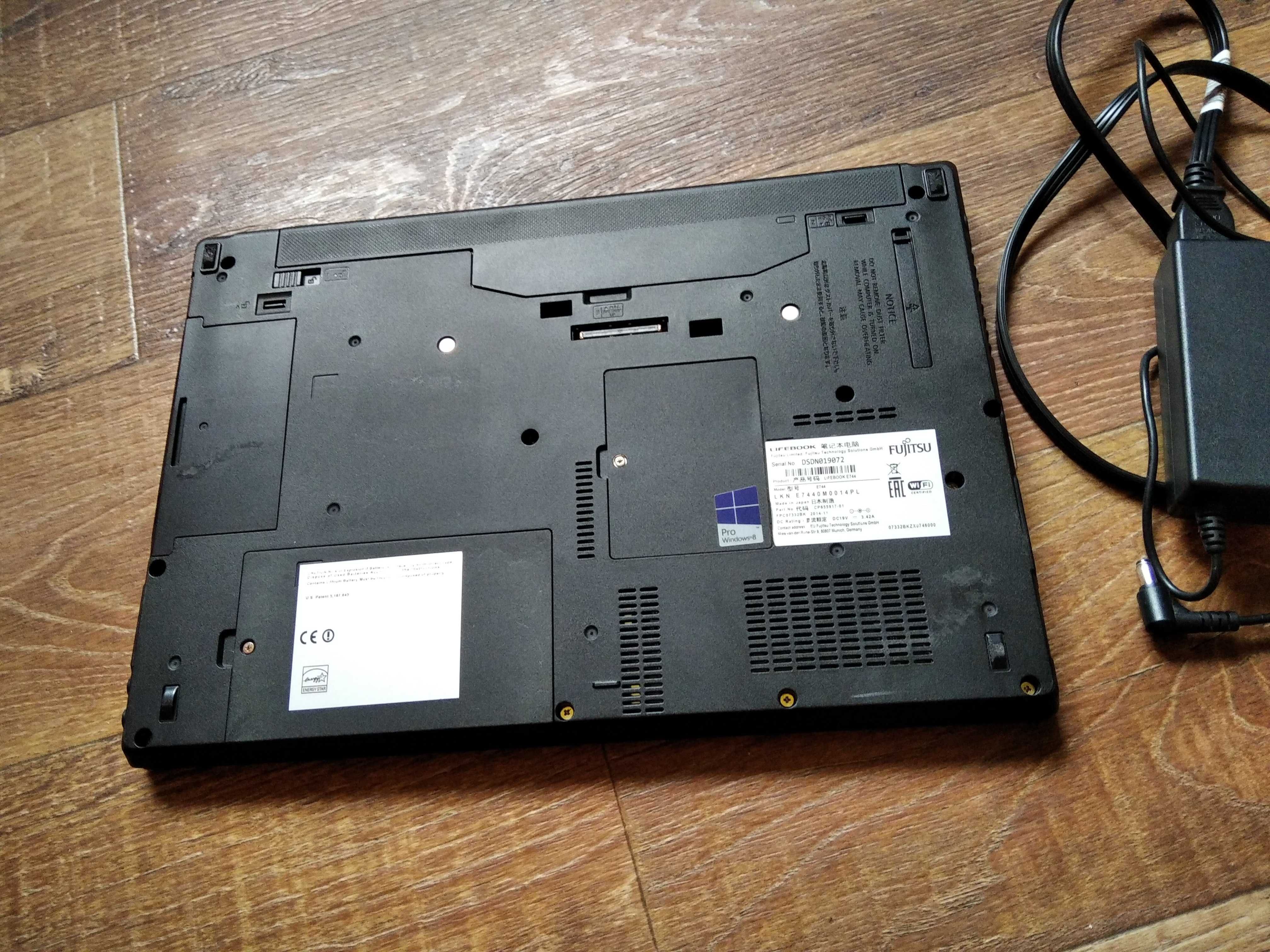 Ноутбук i5 4310M 14 Fujitsu E744 ssd 256Gb 16gb DDR3 Webcam Meet zoom