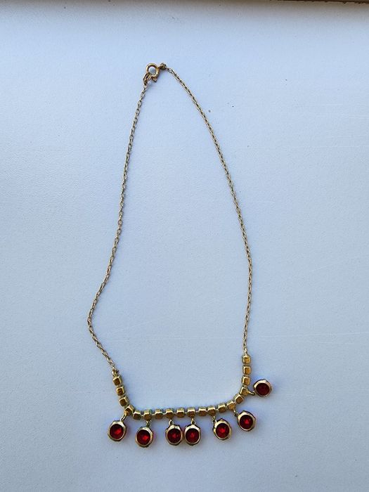 Кольє Чехословачинна позолота намисто срср/ колье Чехословакия ссср