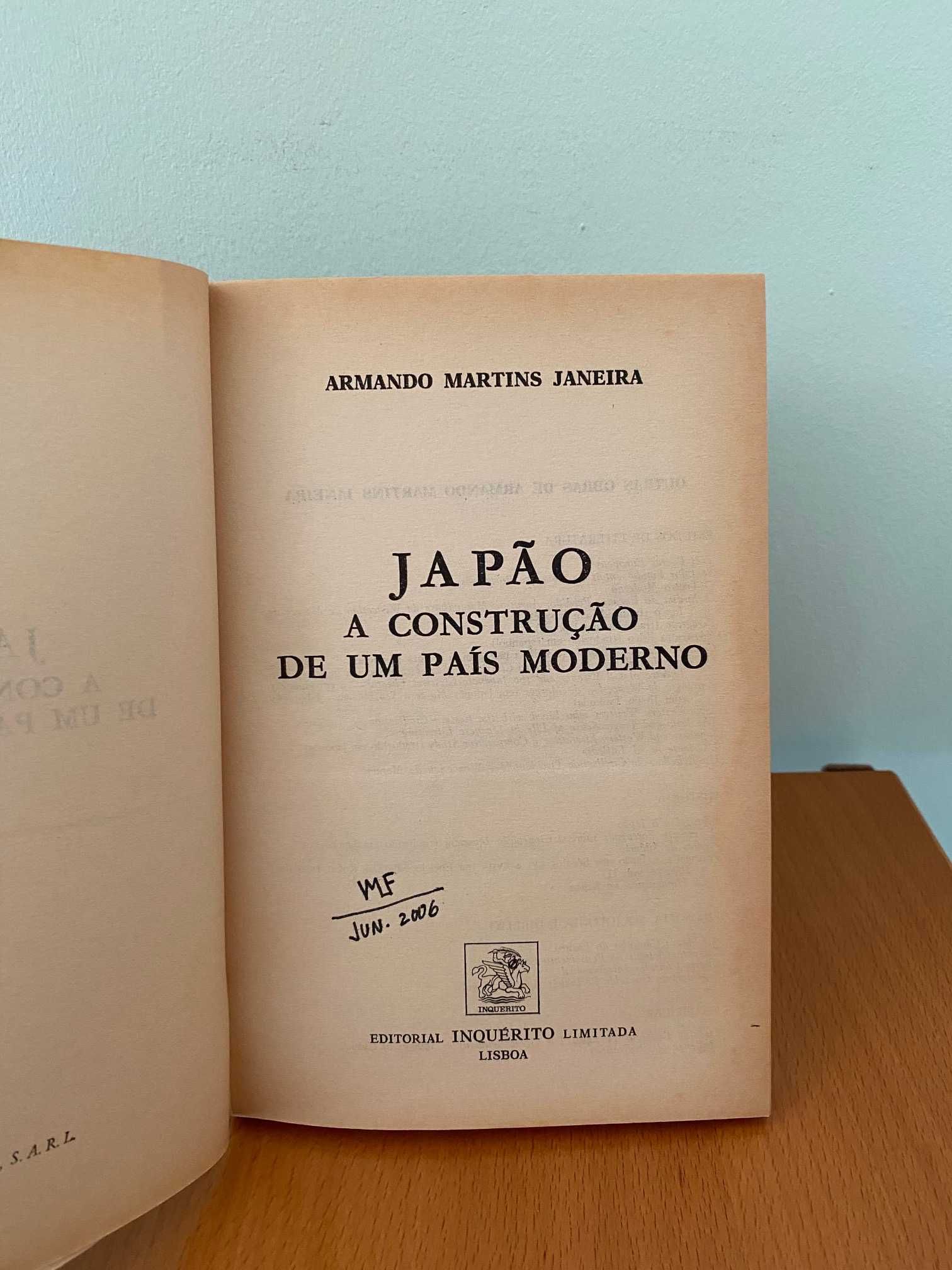 Japão, construção de um país moderno - Armando Martins Janeira