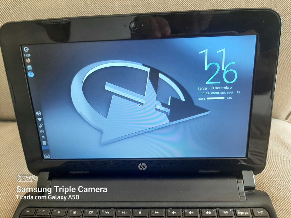 HP MINI com MX Linux