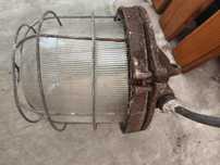 Lampa stara industrial loft Żeliwna