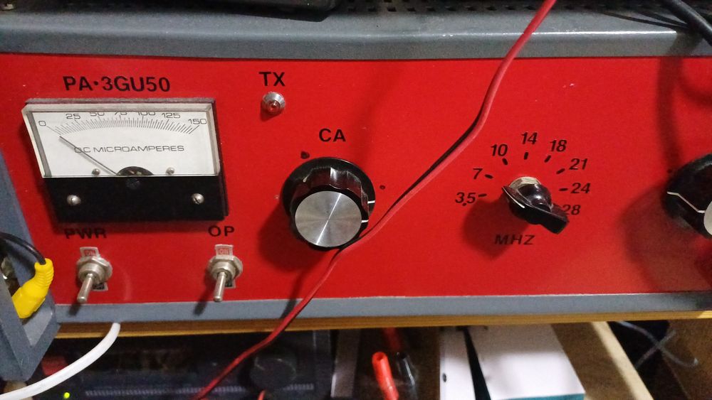 Wzmacniacz lampowy 3 razy GU 50