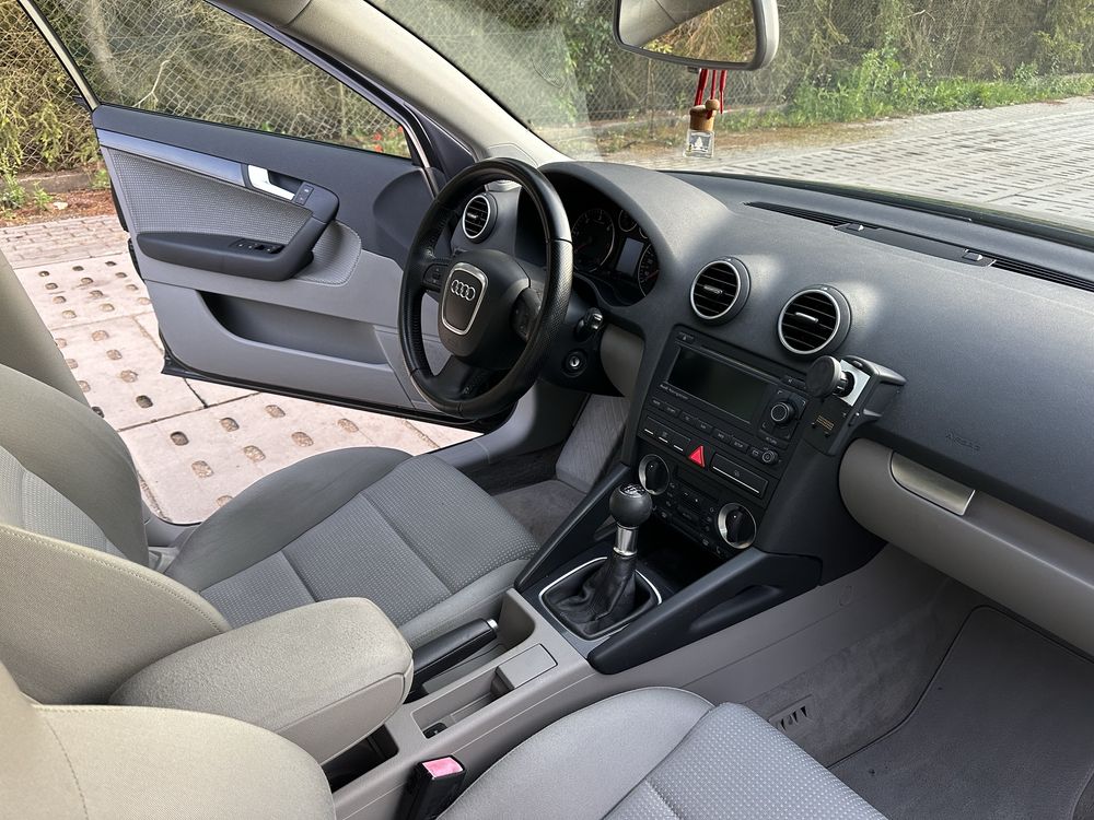 Audi A3 8P 2.0TDI Zadbany,Grzane fotele,Multifunkcja